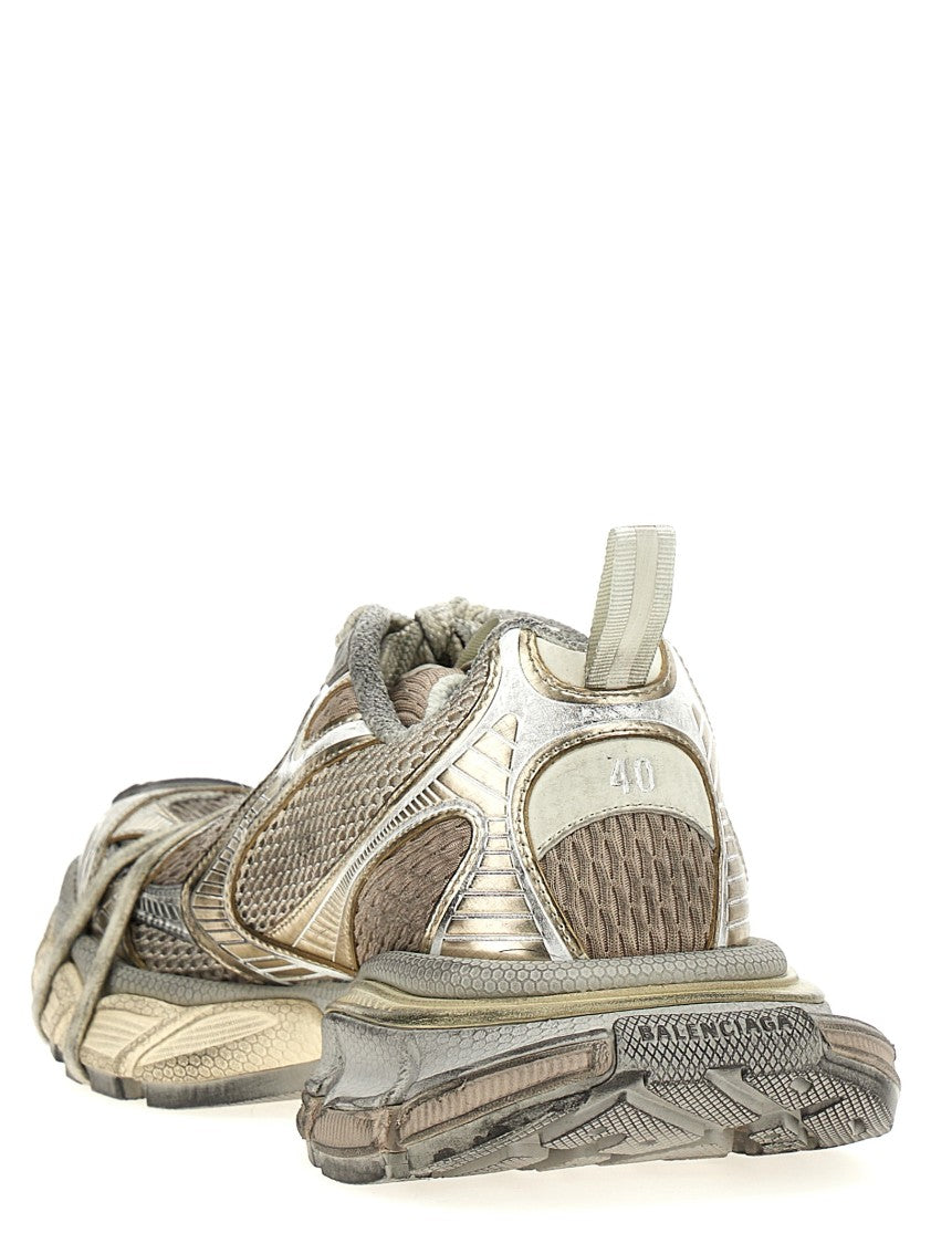 Balenciaga Chunky Layered Sneakers With Worn Effect
