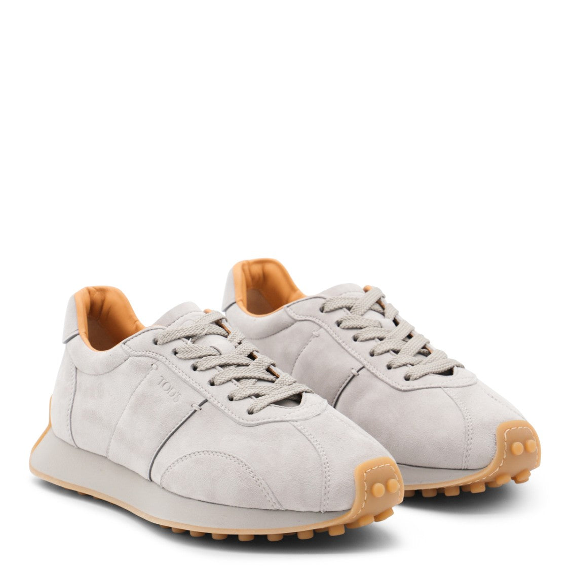 Tod's Light Grey Leather Sneakers