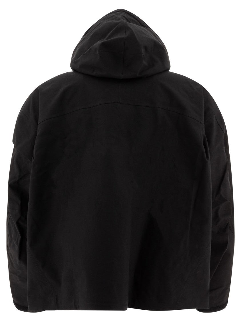 Acronym Asymmetrical Zip Black Jacket