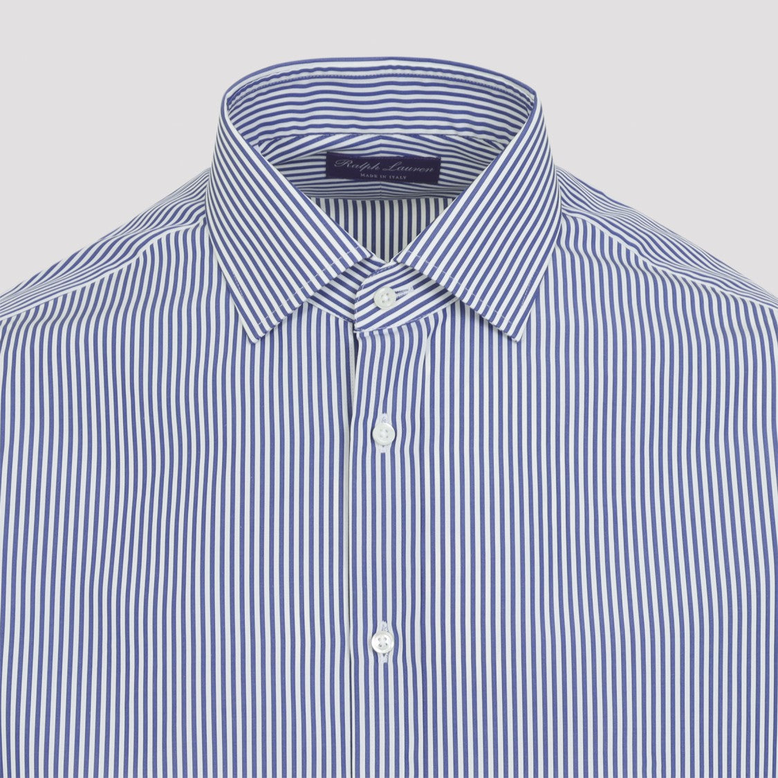 Ralph Lauren X Purple Label Slim Fit Vertical Stripe Cotton Shirt