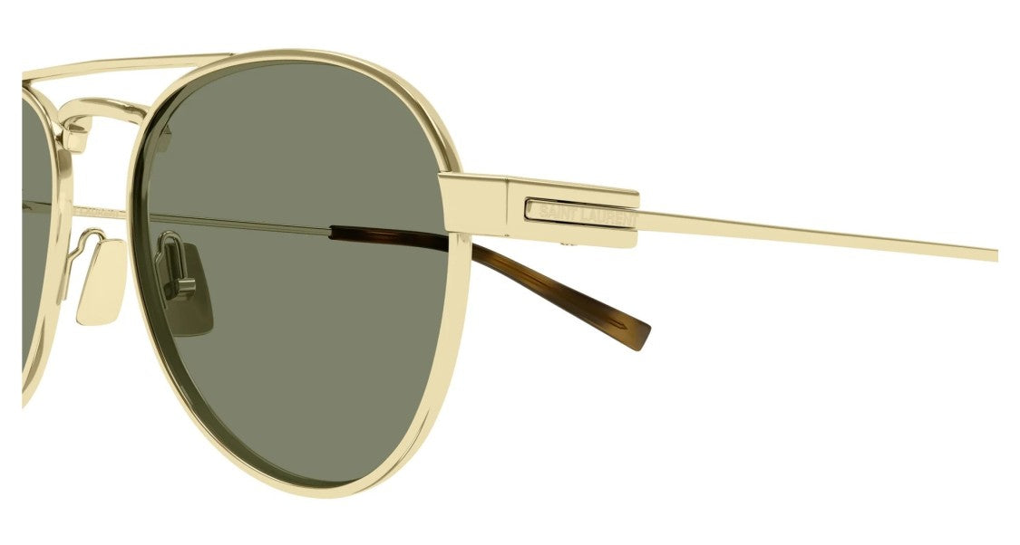 Saint Laurent Sunglasses Saint Laurent Sl 708 003 Gold Gold Green 54/19/140