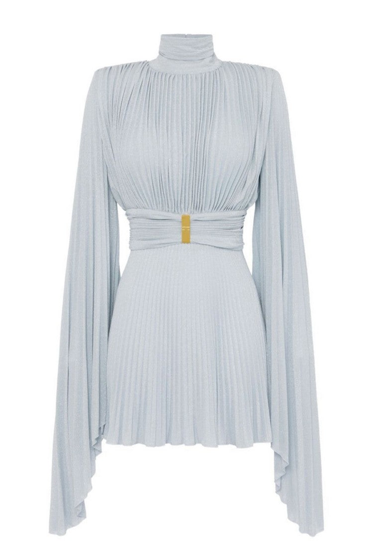 Elisabetta Franchi Soft Pleated Evening Dress