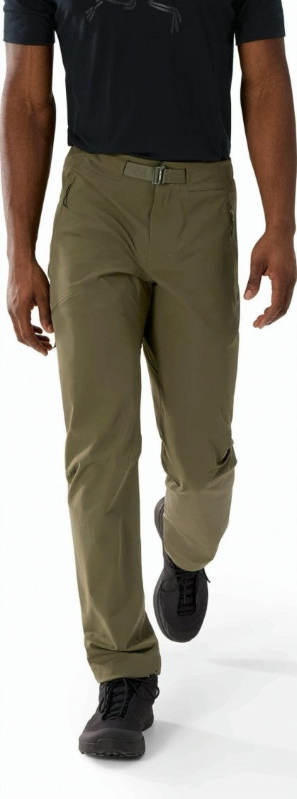 Arc'teryx Streamlined Olive Green Casual Pants With Adjustable Belt
