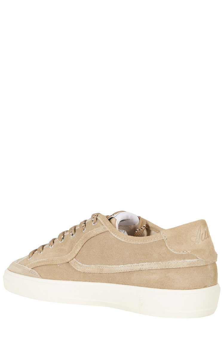Autry White Windscape Low Minimalist Leather Sneakers