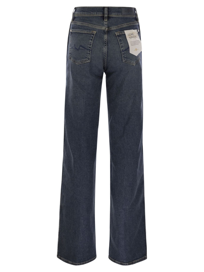 7 For All Mankind Lotta Bay Mid - High-Waisted Jeans