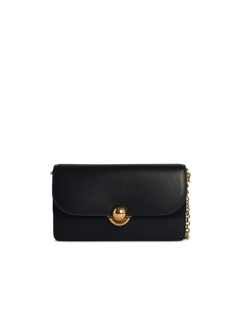 Furla Black Leather Crossbody Bag