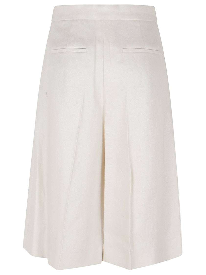 Max Mara Regular-Fit Linen Bermuda Shorts