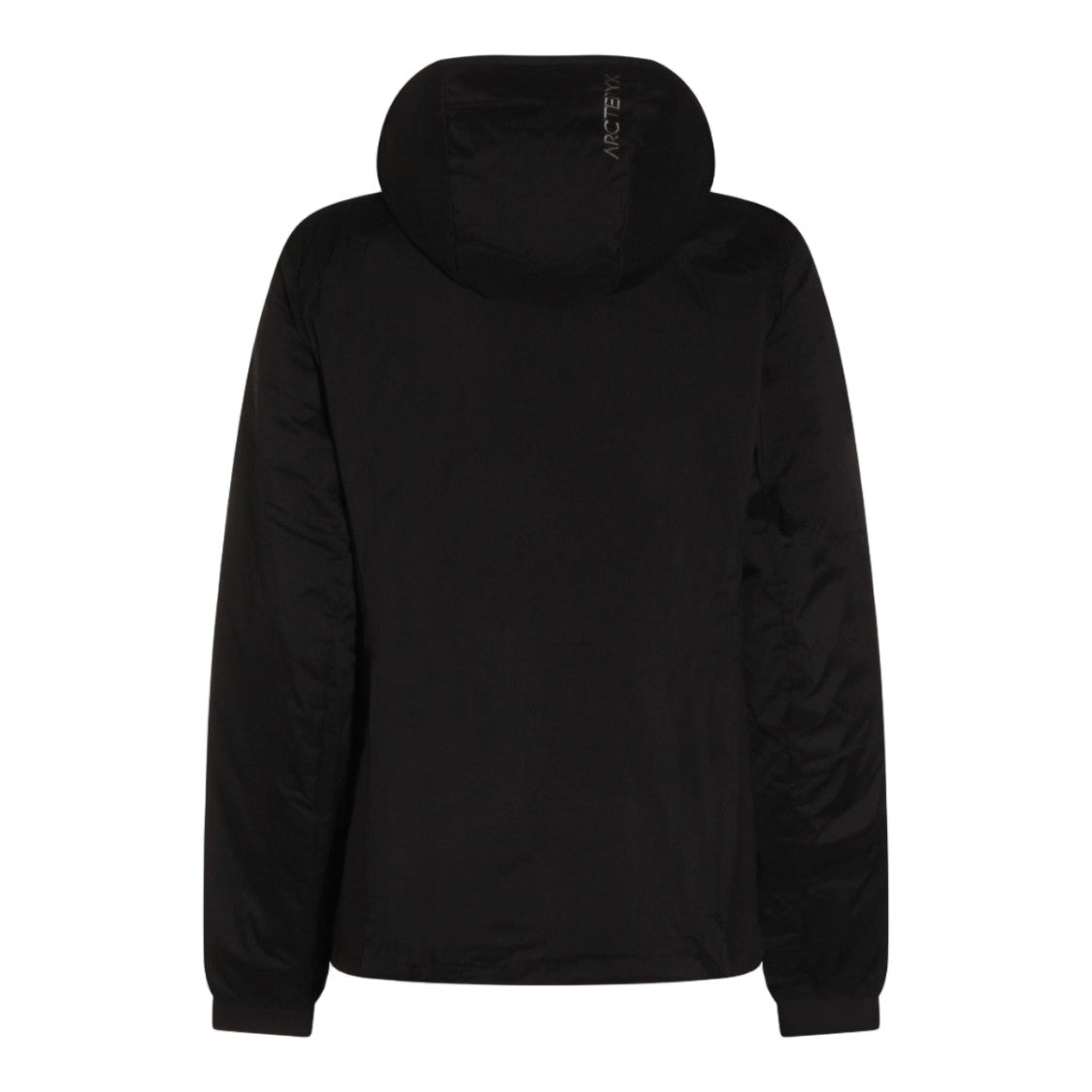 Arc'teryx Minimalist Black Jacket With Full Front Zipper And Hood