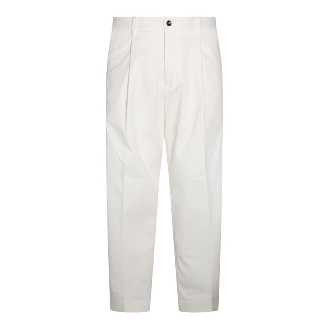 Nine In The Morning High-Waisted Pleated Front Straight-Leg Pants