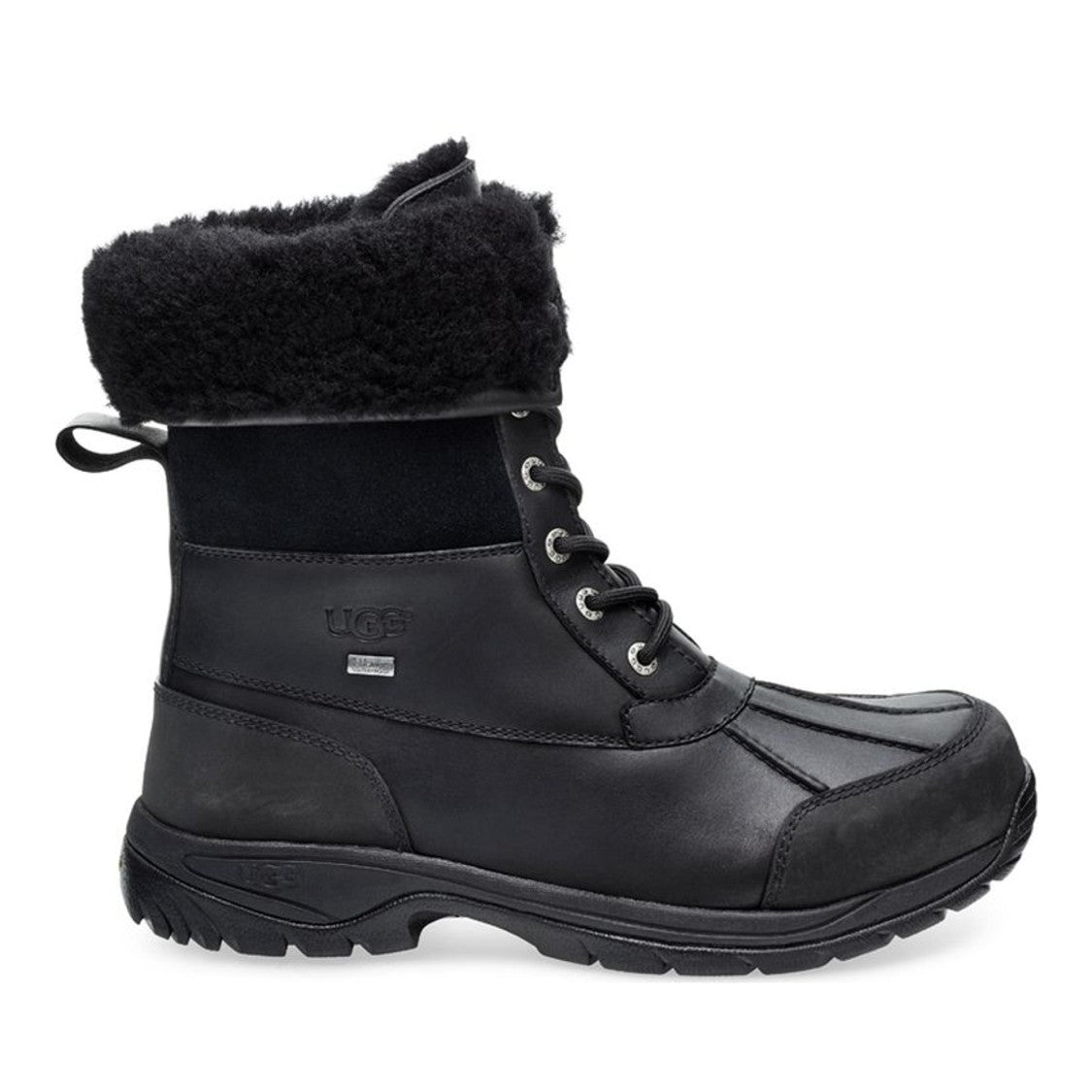 Ugg Black Butte Leather Lace-Up Boots