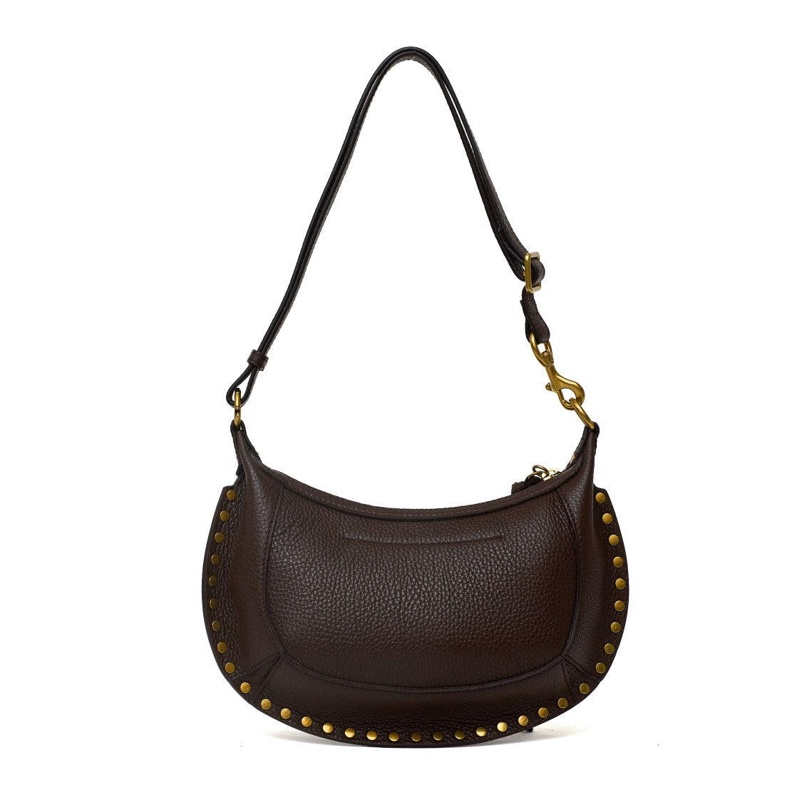 Isabel Marant Oskan Moon Grain Leather Shoulder Bag