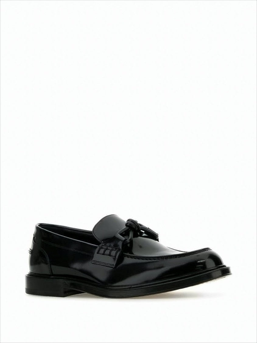 Bottega Veneta Polished Leather Loafers