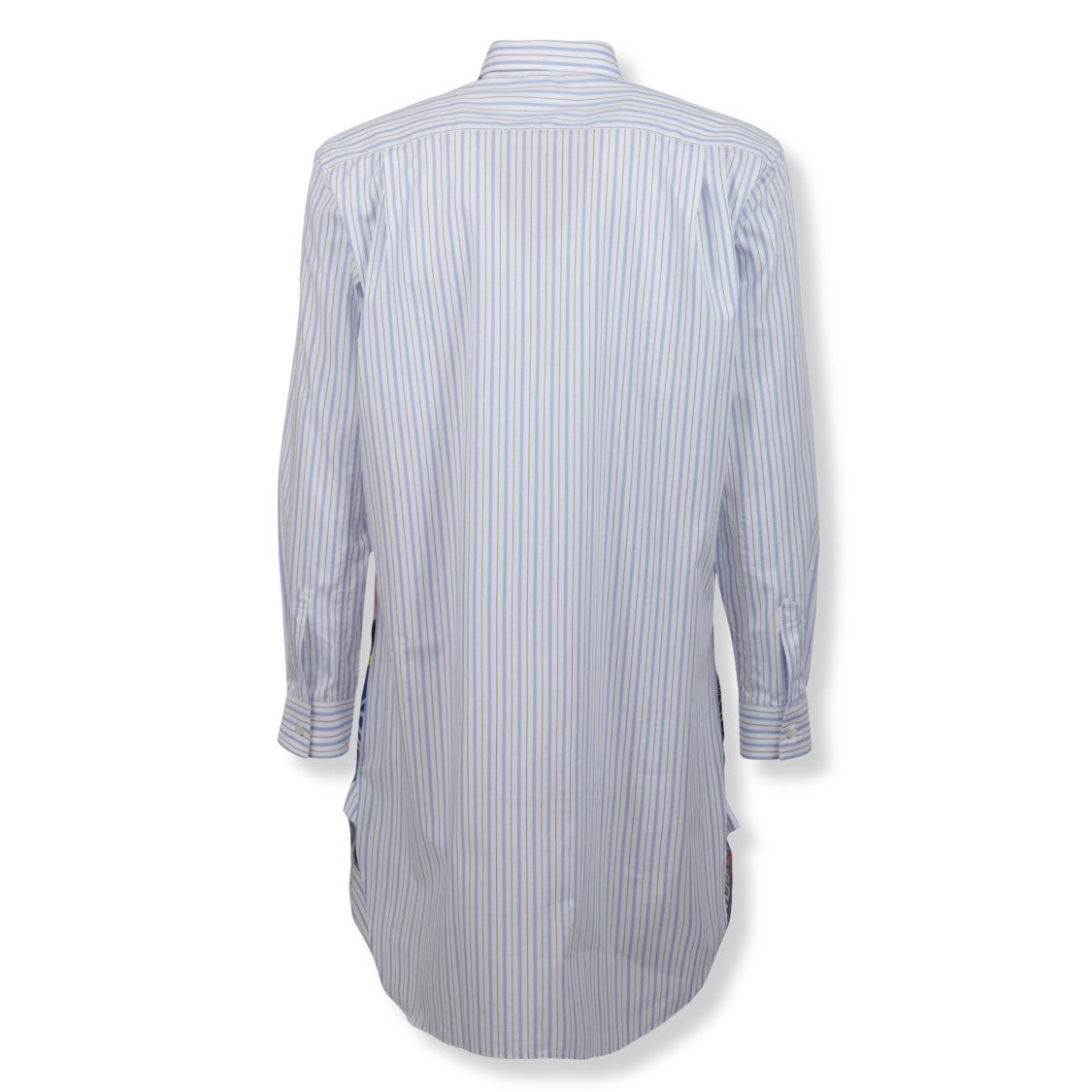 Comme Des Garçons Football Scarf Print Long Shirt