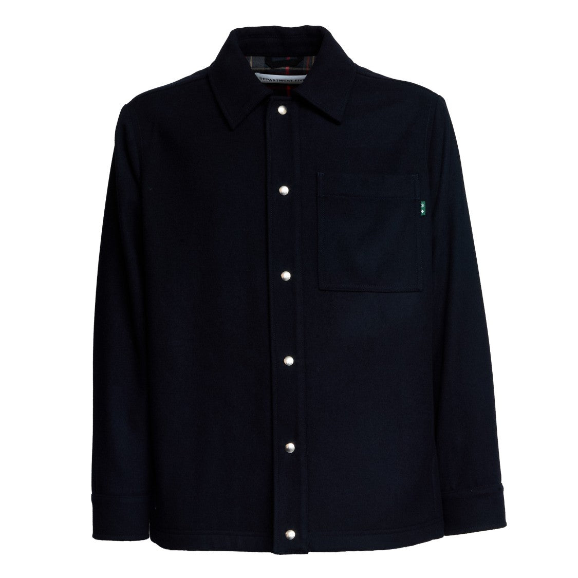 Department 5 Navy Overshirt Aviv And Functional Pockets