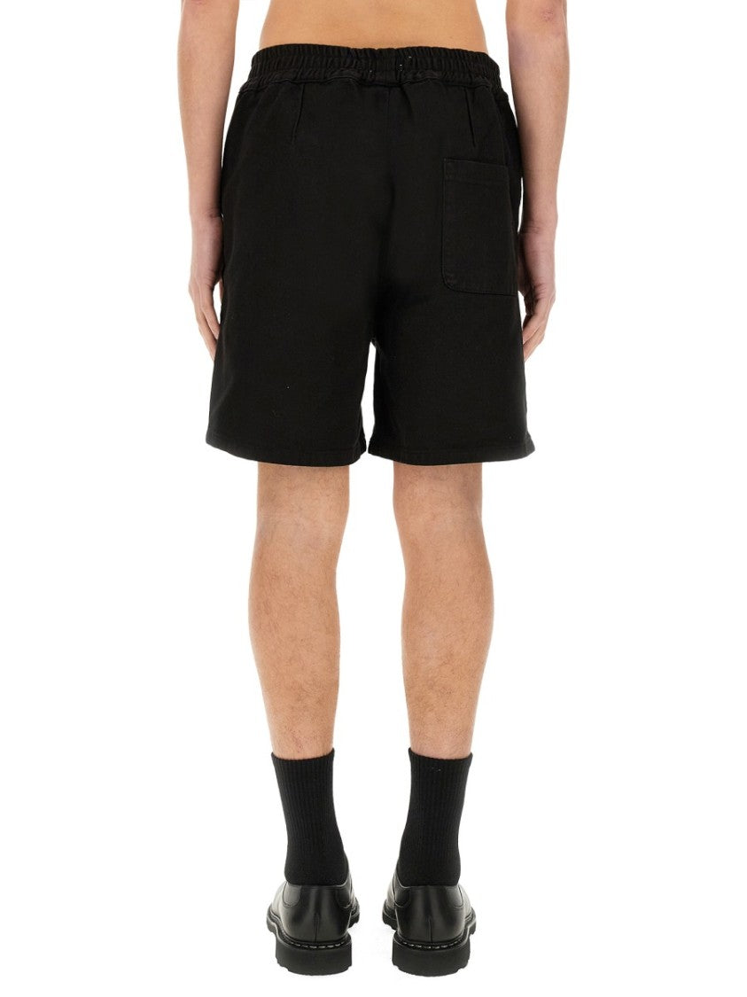 3.Paradis Straight Fit Twill Shorts With Functional Pockets
