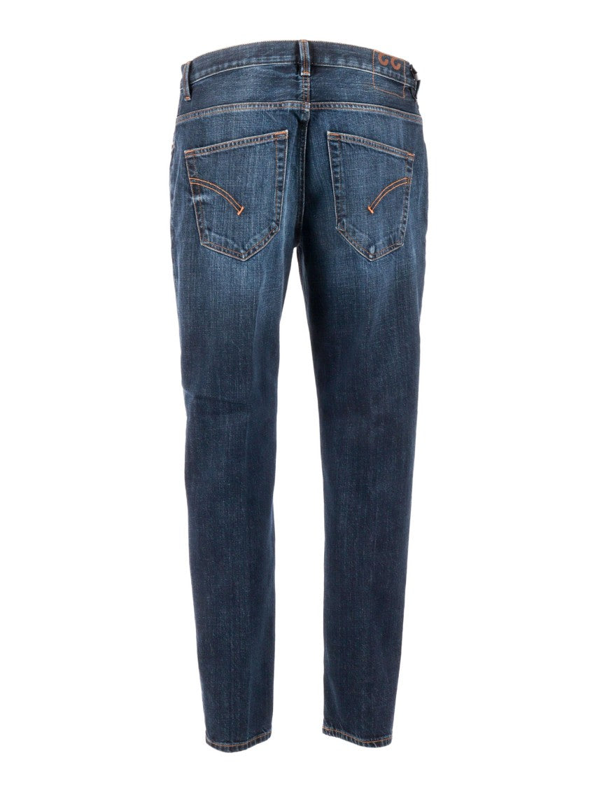 Dondup Medium Blue Brighton Tapered Jeans