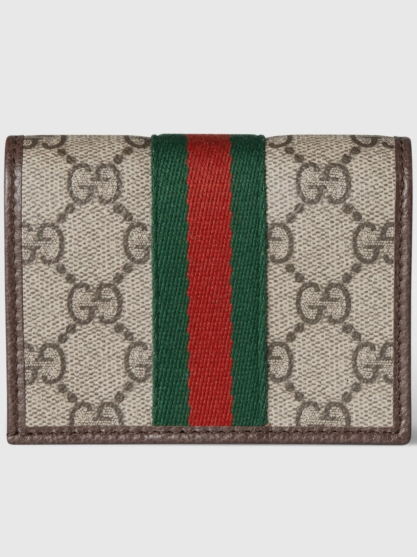 Gucci Gg Supreme Small Interlocking Wallet