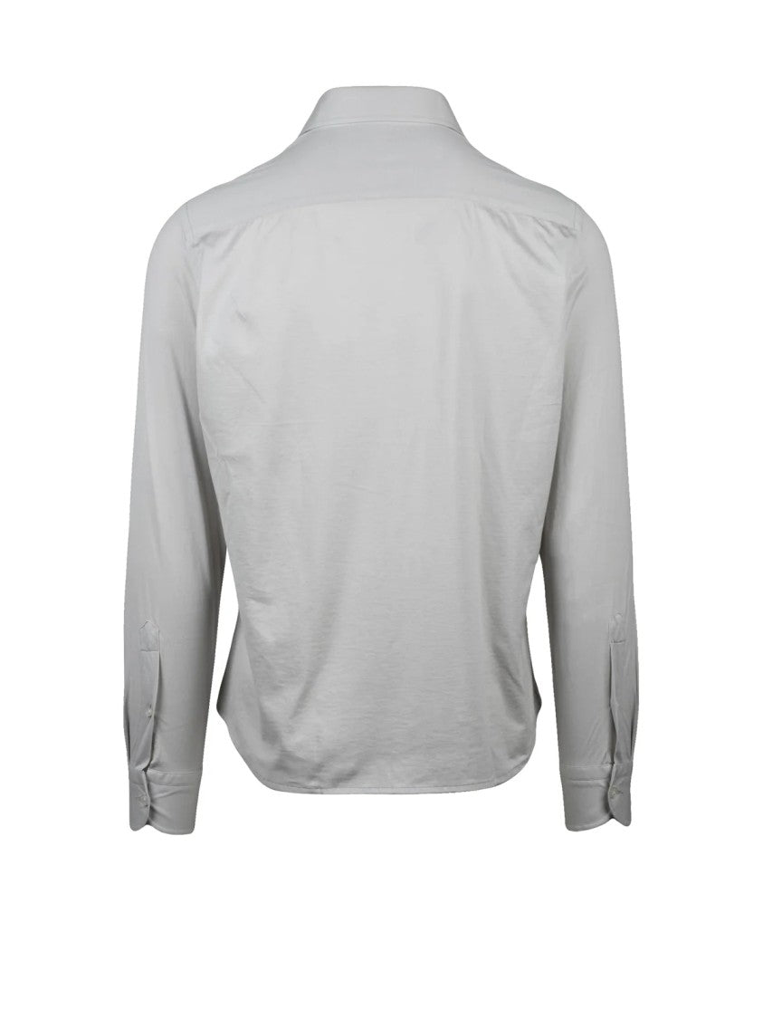 Sonrisa Fior Di Cotone Fior Di Cotone 100% Cotton Shirt With Classic Collar And Button-Down Front