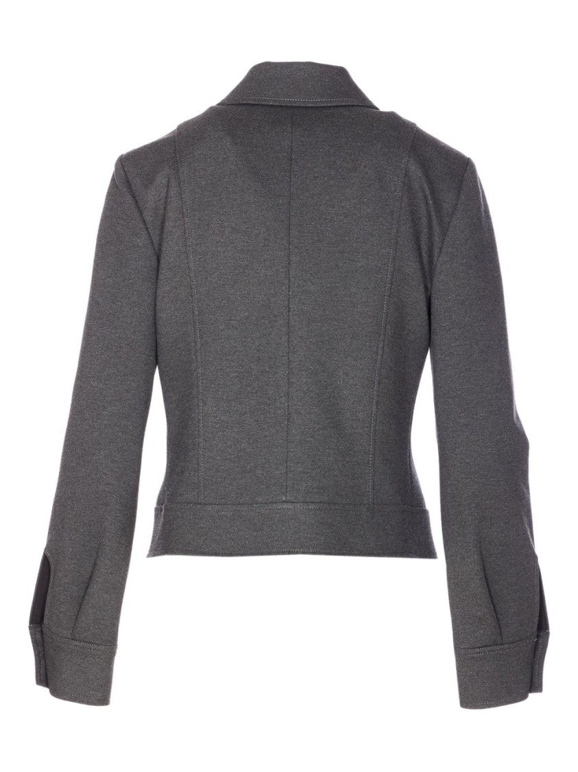 Liu Jo Tailored Lightweight Jacket With Metallic Button Detailing