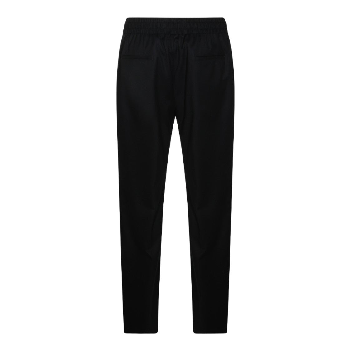 Dolce & Gabbana Black Refined Tailored Straight-Leg Pants