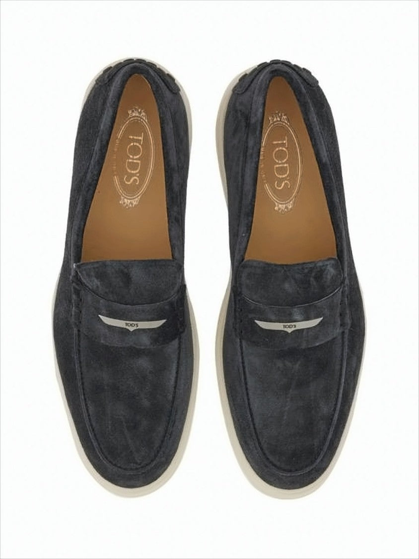 Tod's Soft Suede Leather Loafers