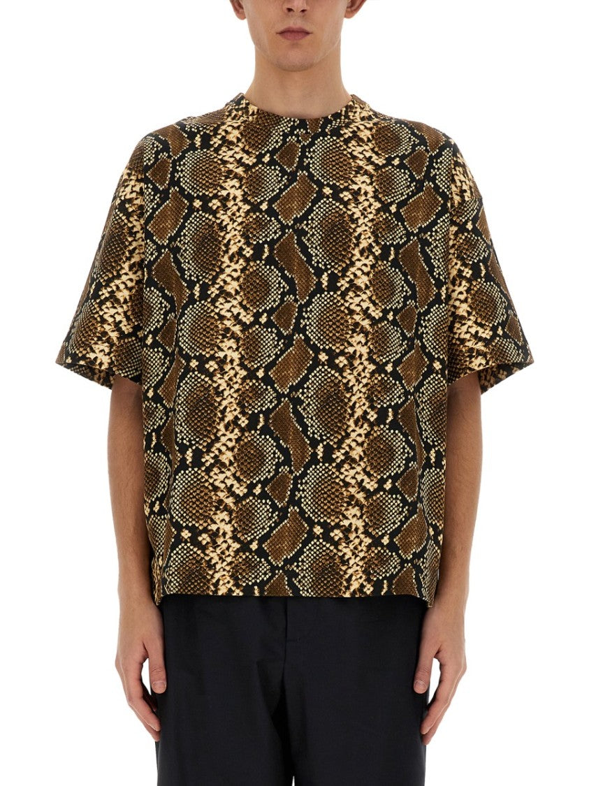Jil Sander T-Shirt With Animal Pattern