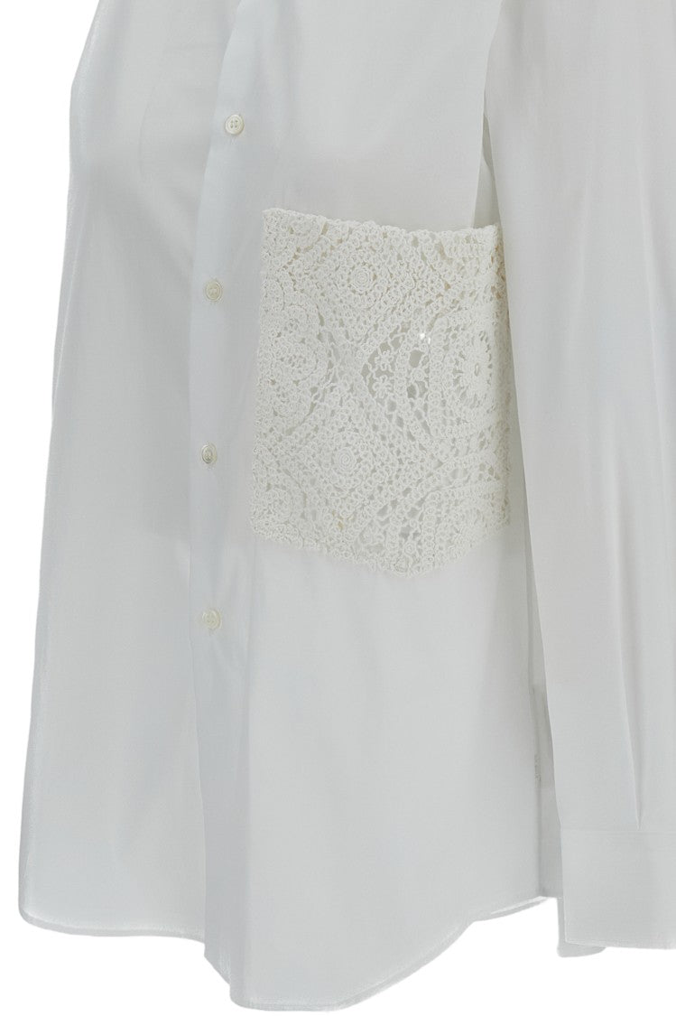 Comme Des Garçons White Classic Cotton Shirt