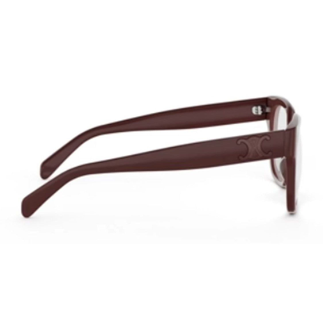 Celine Brown Triomphe Acetate Softly Squared Sunglasses