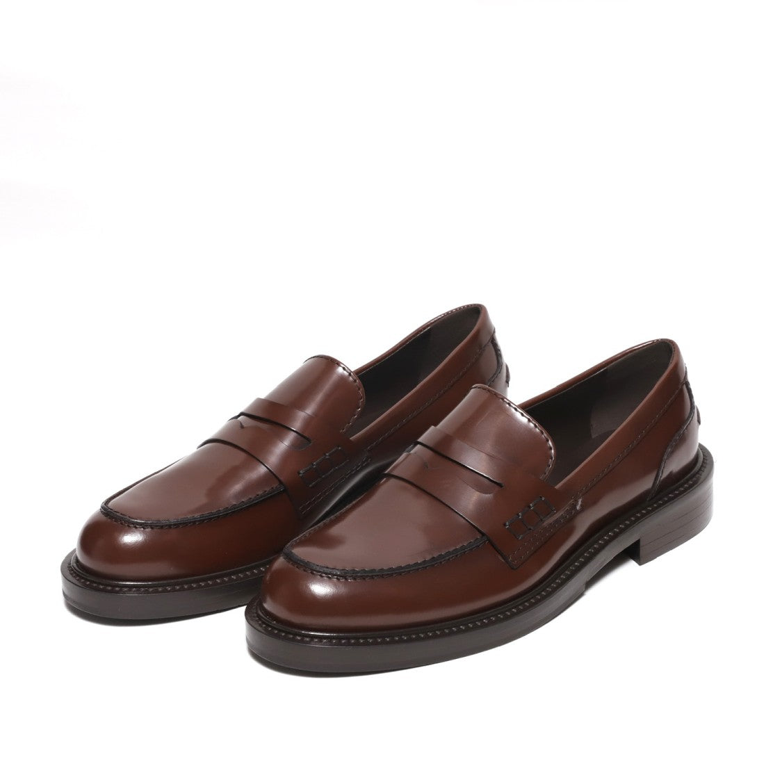 Guglielmo Rotta Moccasin With Brown Brushed Leather Trim