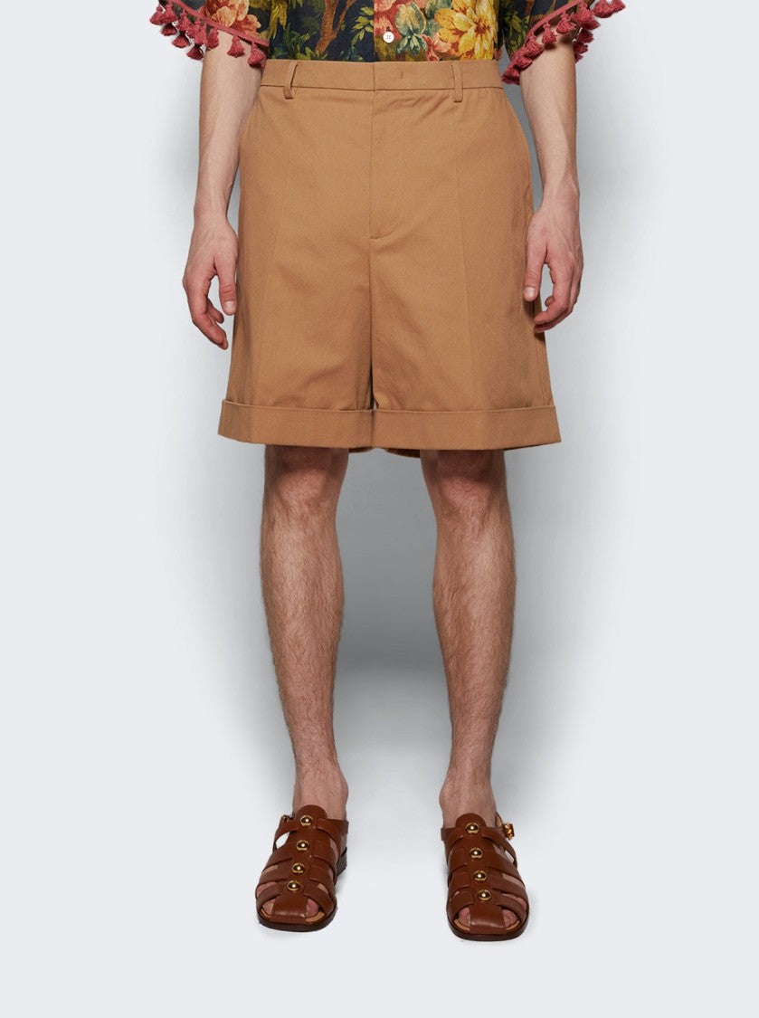 Valentino Bermuda Shorts Light Camel