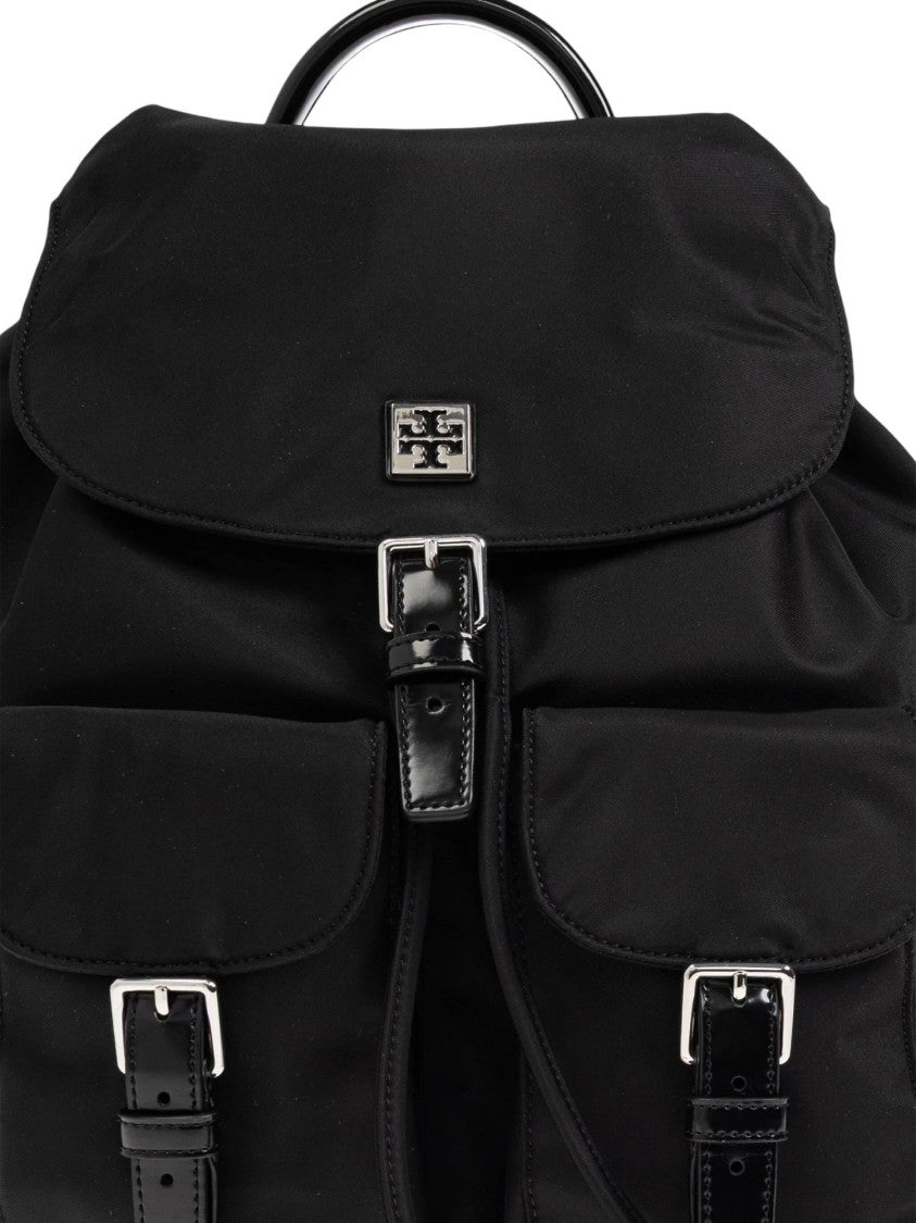 Tory Burch Virginia Flap Top Buckle Closure Backpack