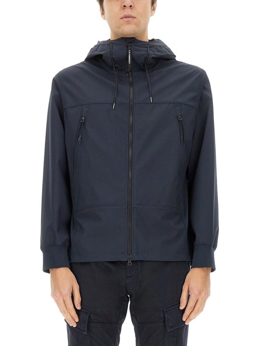 C.P. Company Black Zip-Up Outerwear Jacket