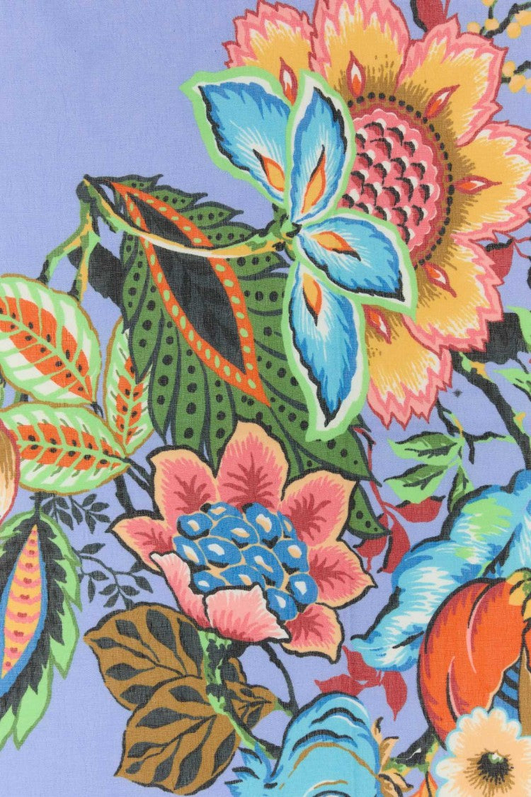 Etro Printed Cotton Blend Foulard