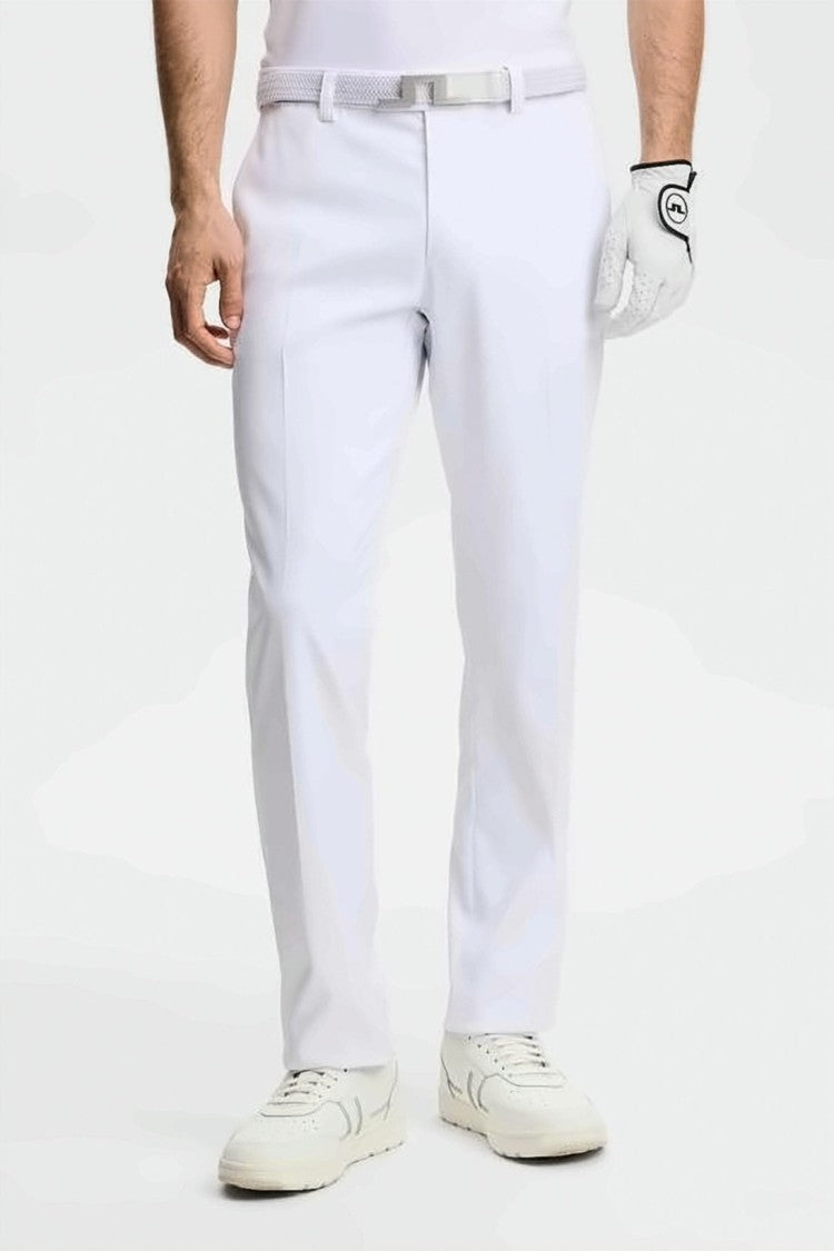 J Lindeberg Straight Cut Pants With Subtle Pleats