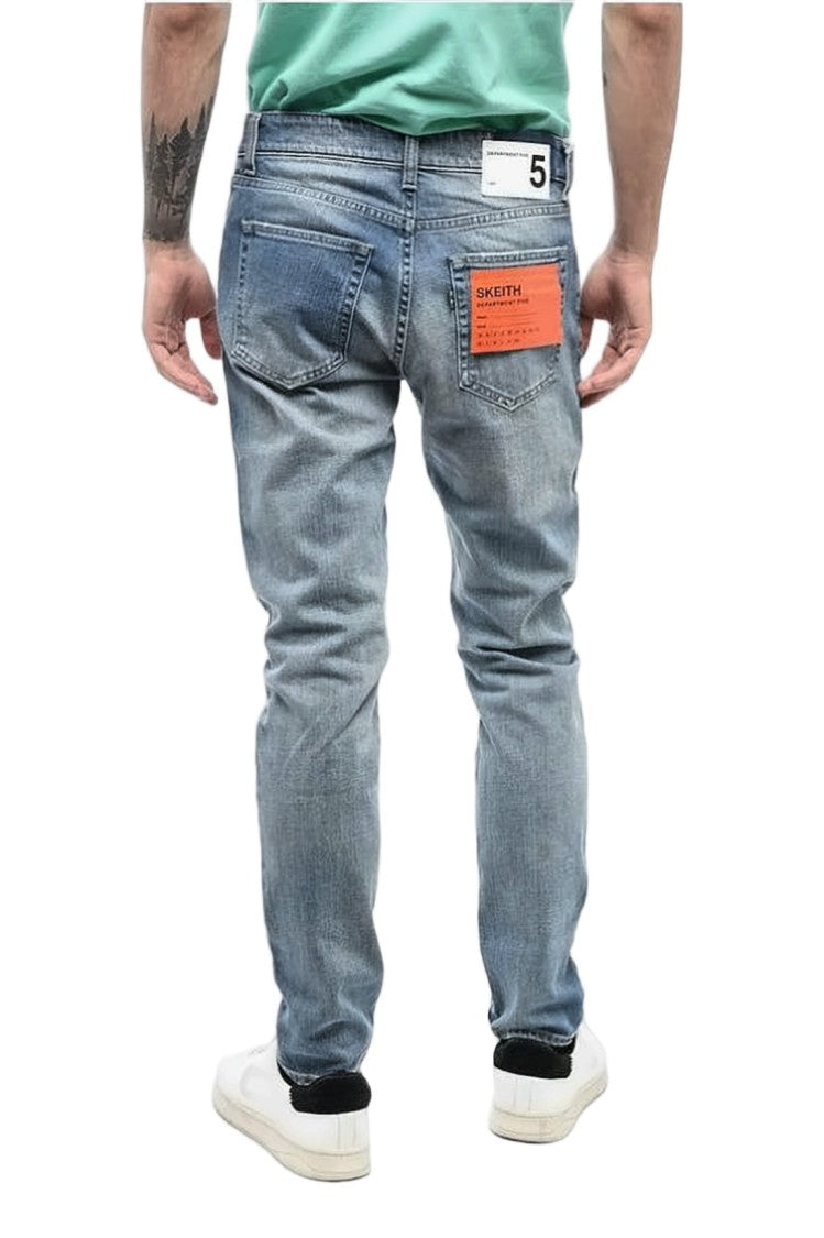 Department Five Five-Pocket Slim-Fit Denim Pants With Light Wash