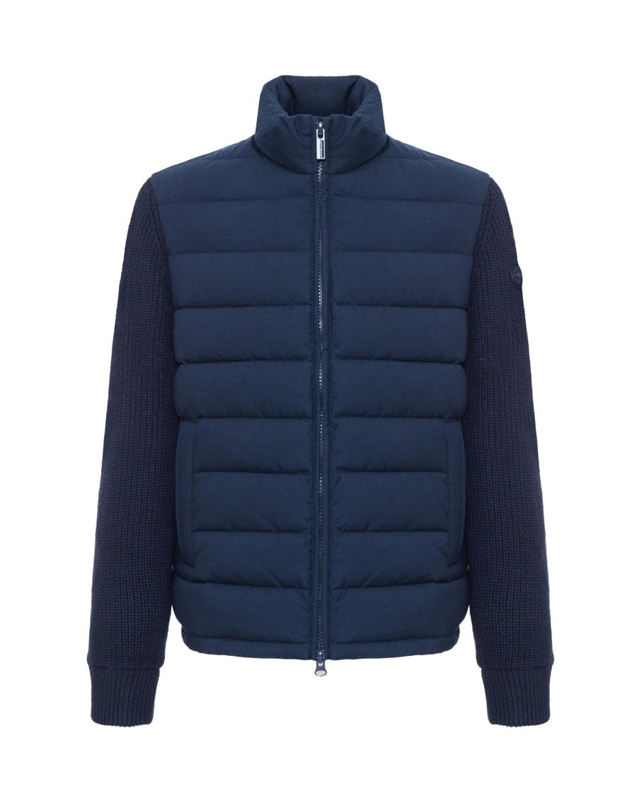 Colmar Hybrid Padded Jacket With Ribbed Sleeves And Adjustable Hem