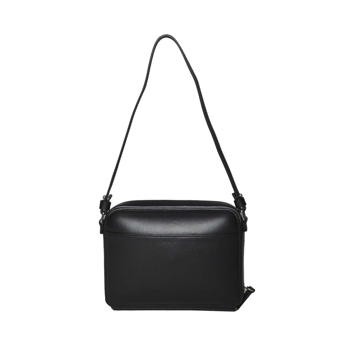 Courrèges Cloud Chained Handbag In Black Leather