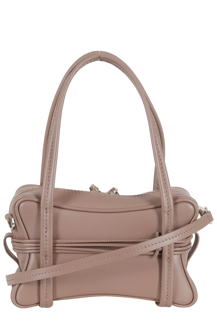 Biasia Brown Edwige 4Ever Mini Snap-Hook Leather Handbag