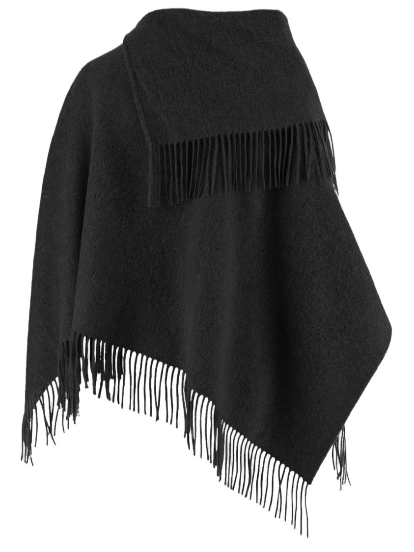 By Malene Birger Fringed Edge Wool Poncho