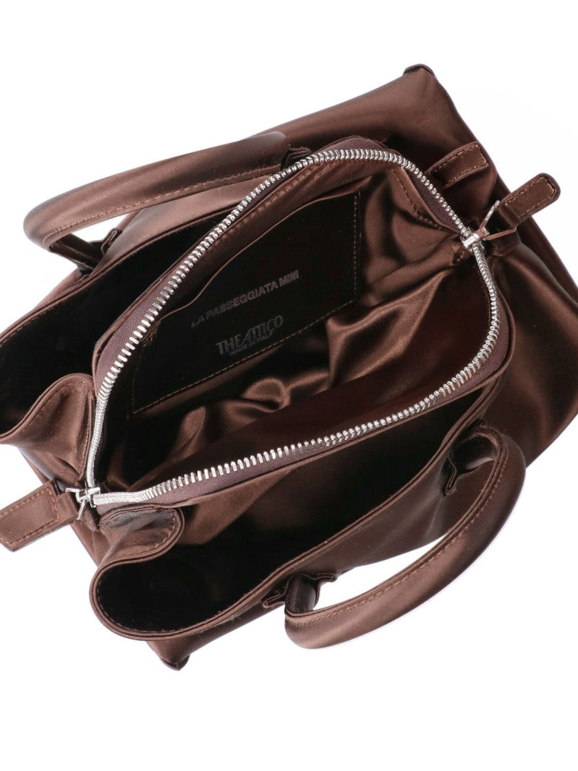 The Attico Brown La Passeggiata Fabric Bag