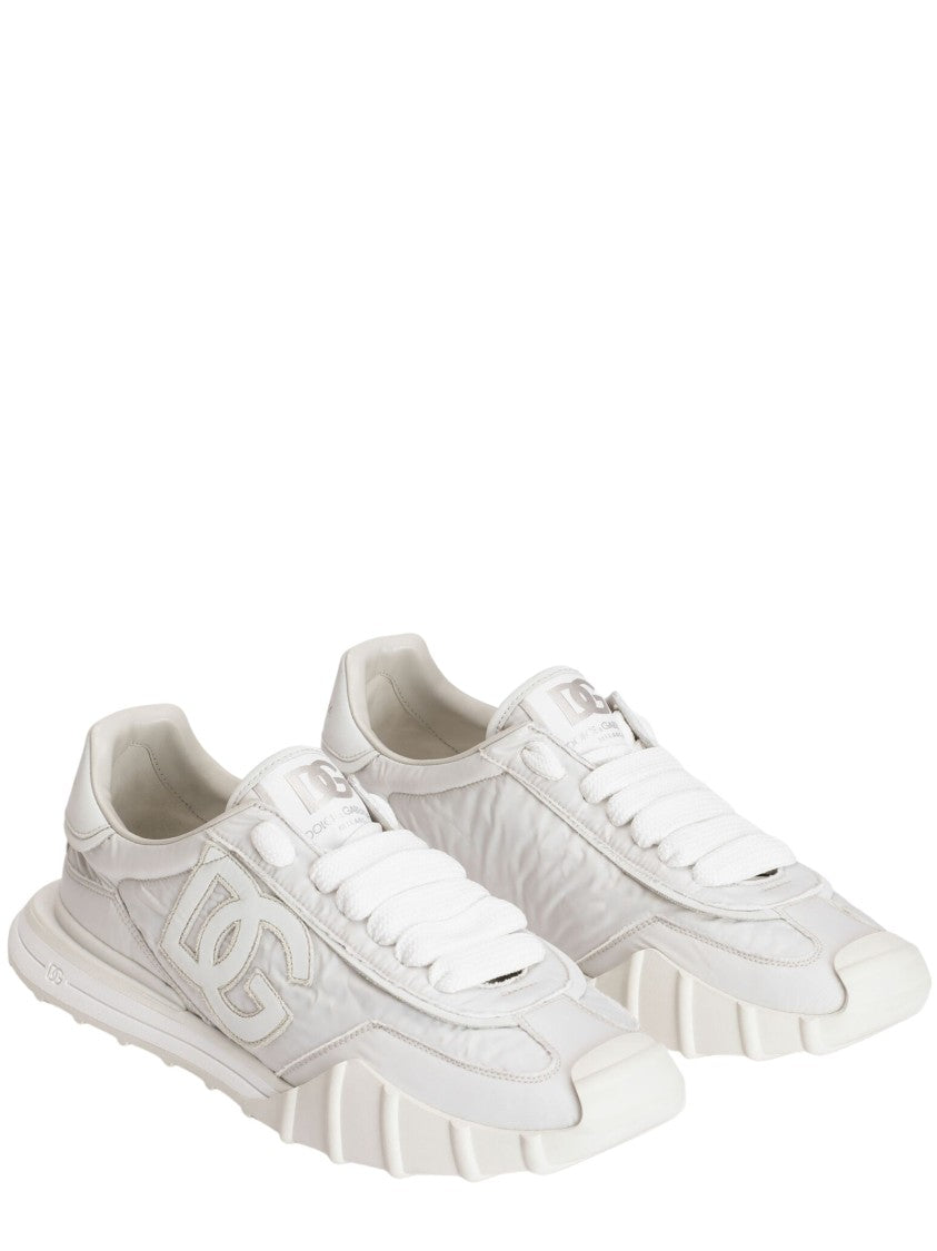 Dolce & Gabbana Sculpted Sole Athletic Sneaker With Textured Upper