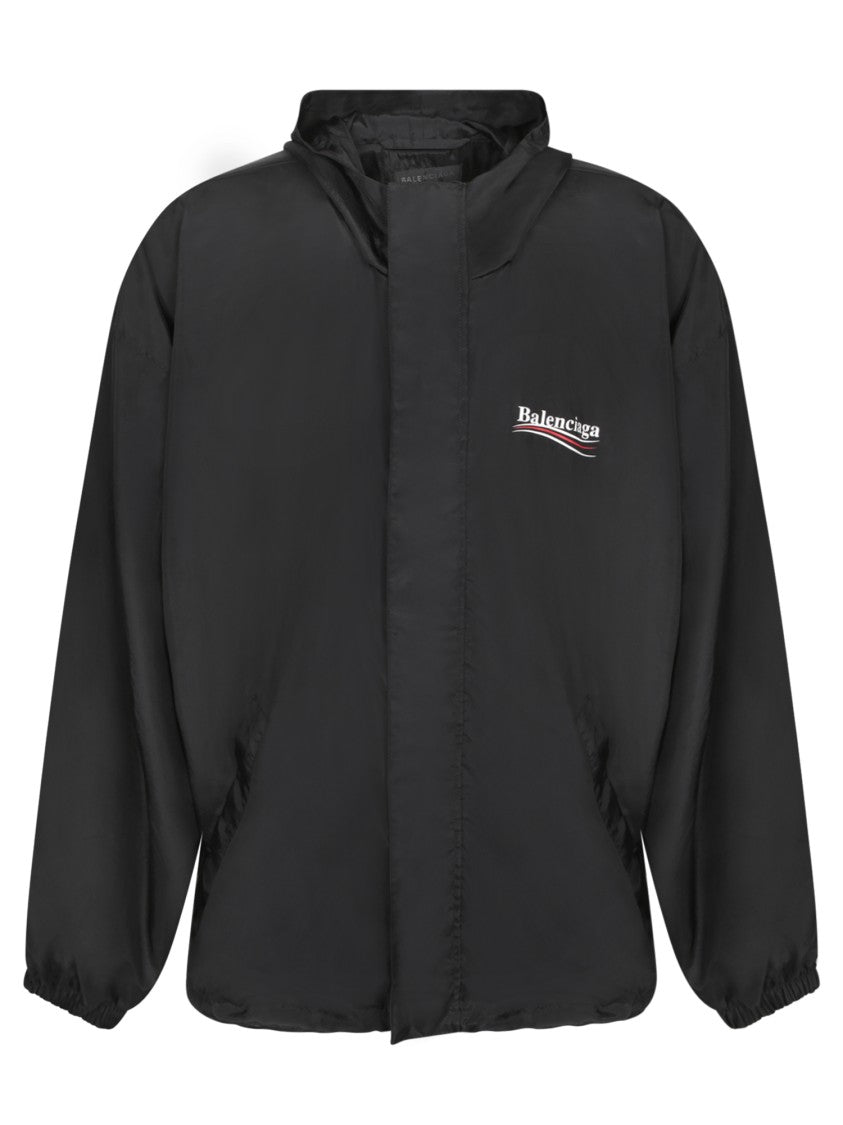 Balenciaga Waterproof Urban Jacket With Adjustable Hood