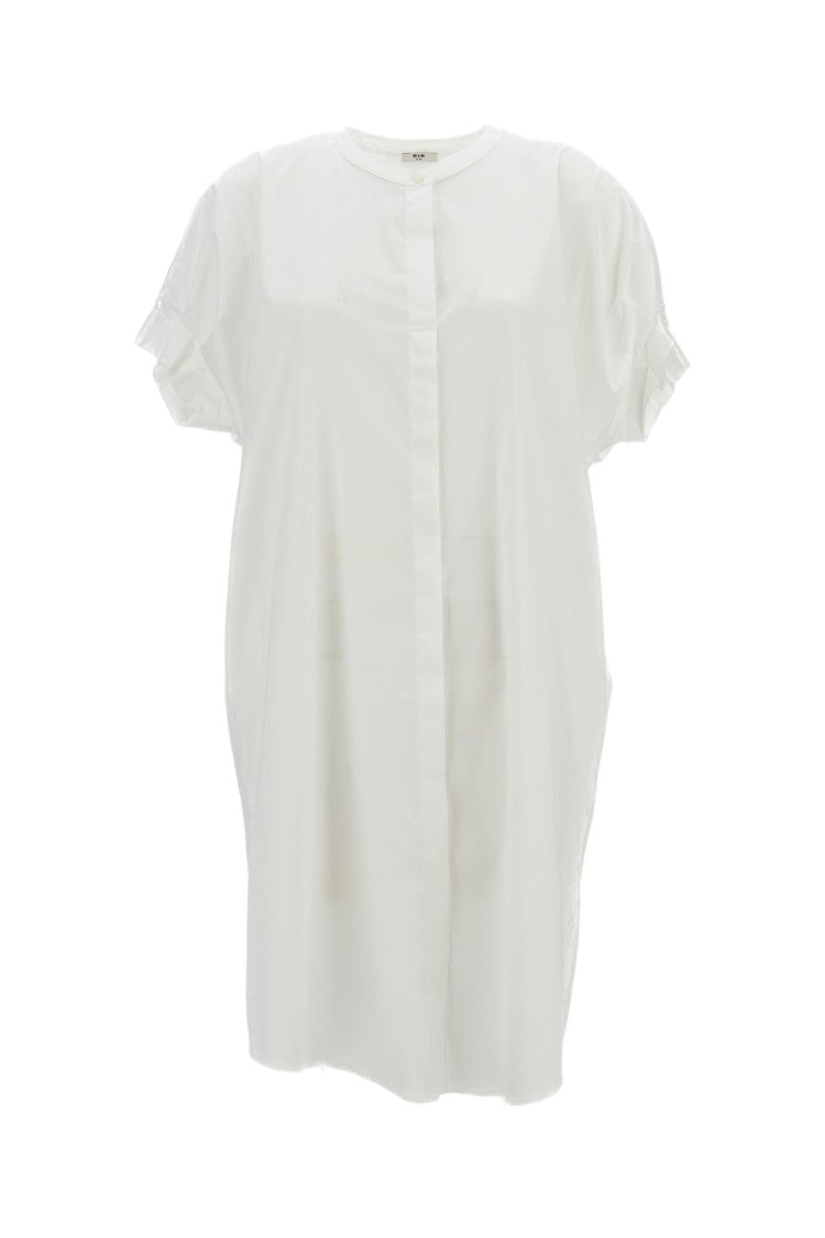 M.S.M. Milano Shirt-Style Midi Dress With Wide Silhouette