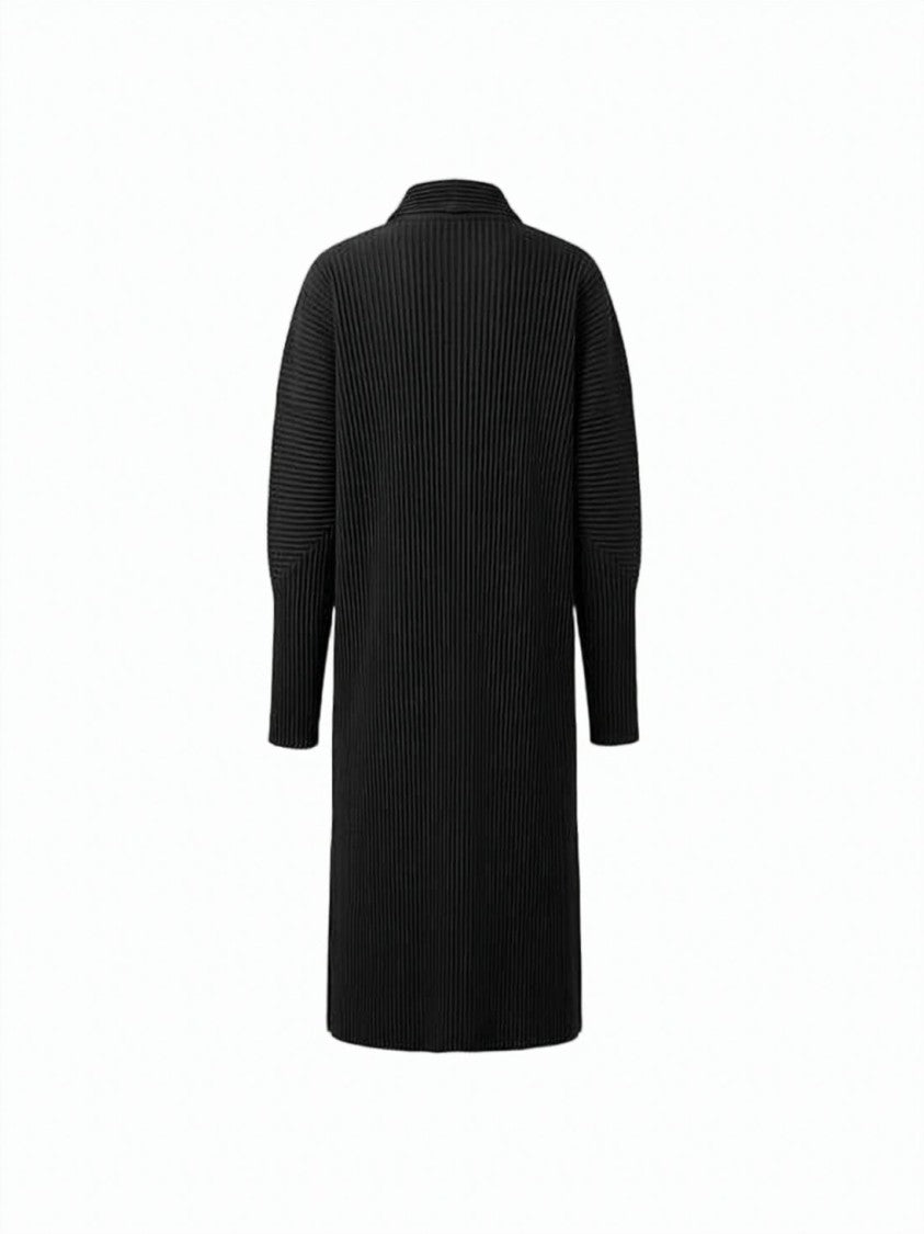 Homme Plissé Issey Miyake Pleated Long-Sleeve Shirt With Button-Down Front