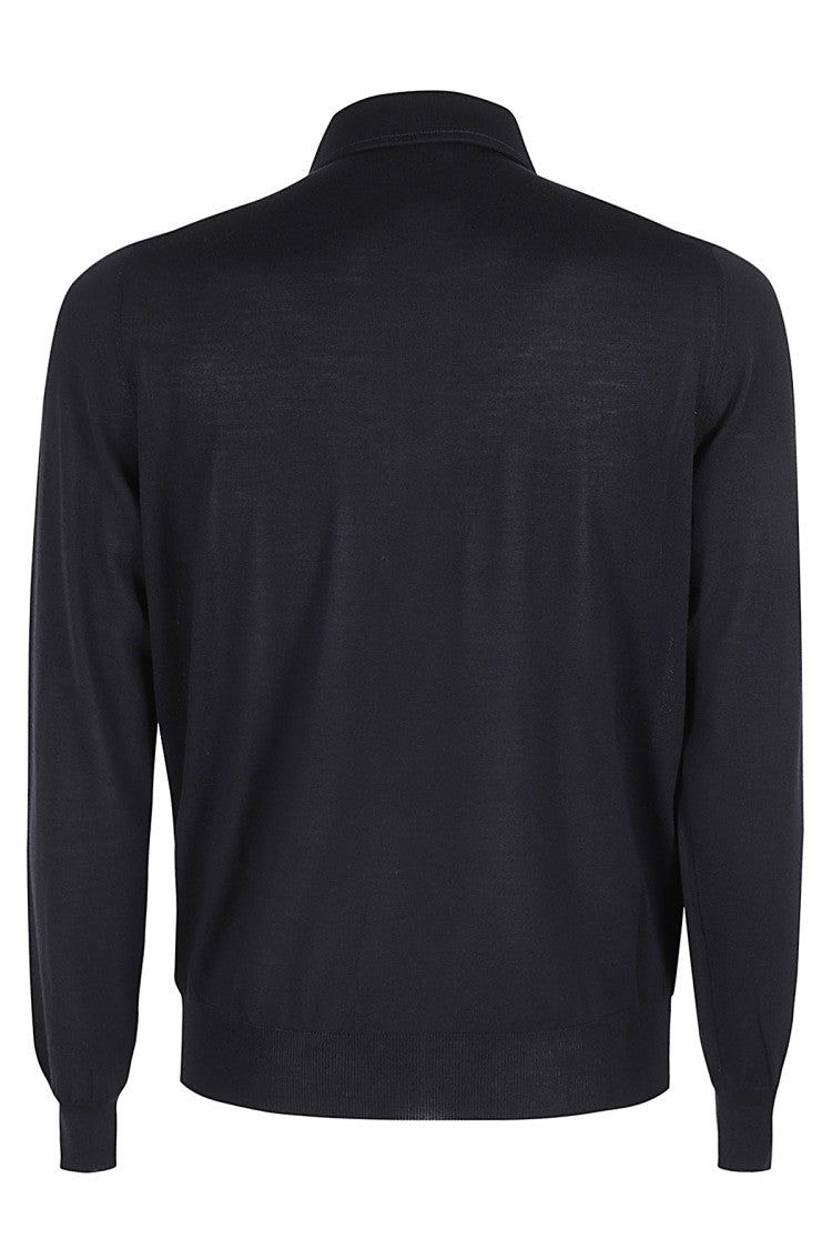 Filippo De Laurentiis Long-Sleeved Wool Polo