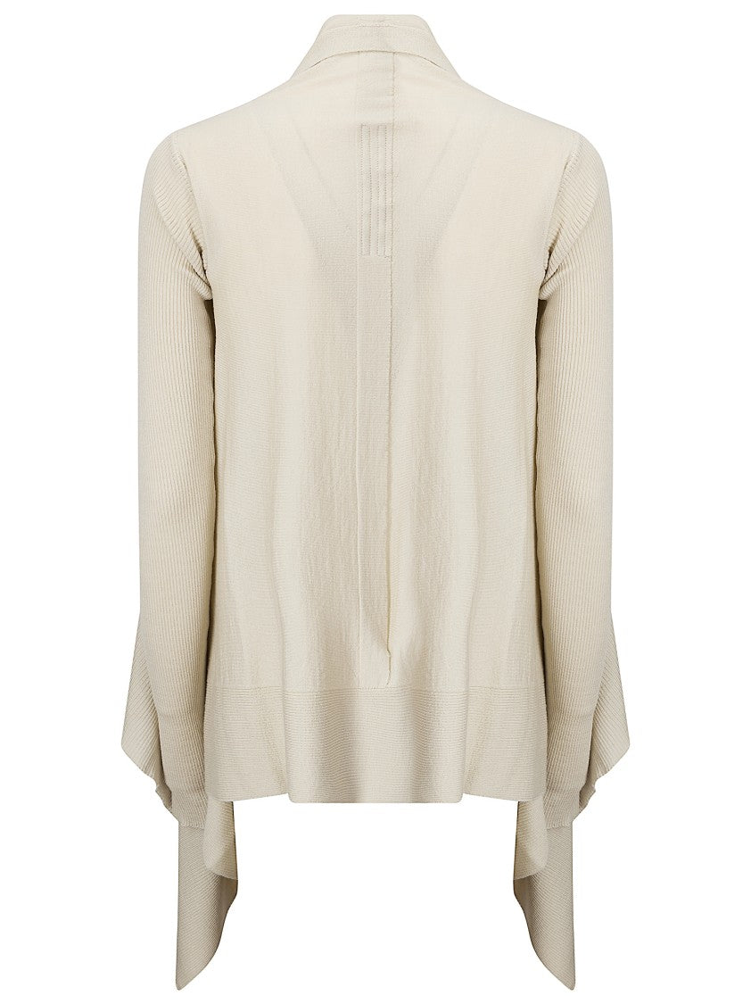Rick Owens Slim Fit Soft Fabric Cardigan