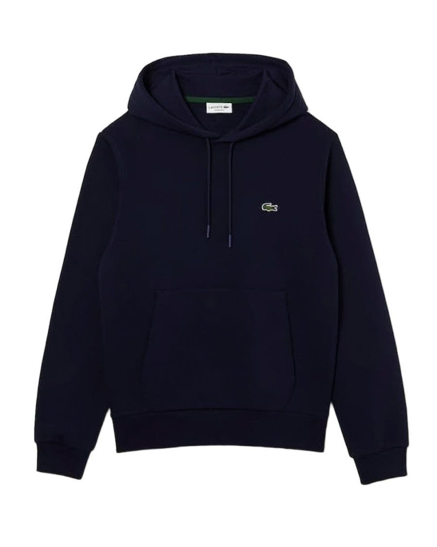 Lacoste Pullover Hoodie With Adjustable Drawstring