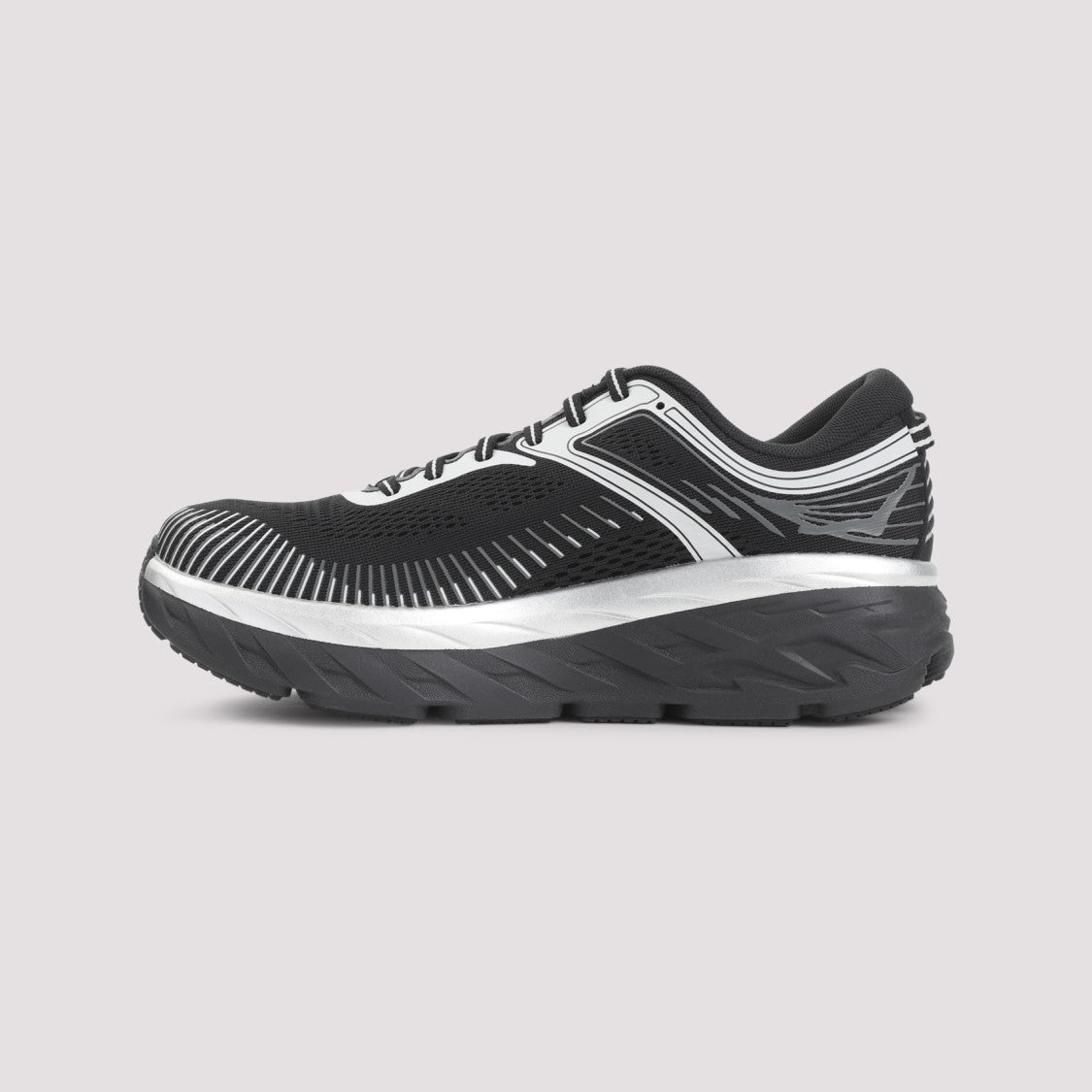 Hoka Sporty Sneakers With Textured Sole And Iconic Hoka Branding