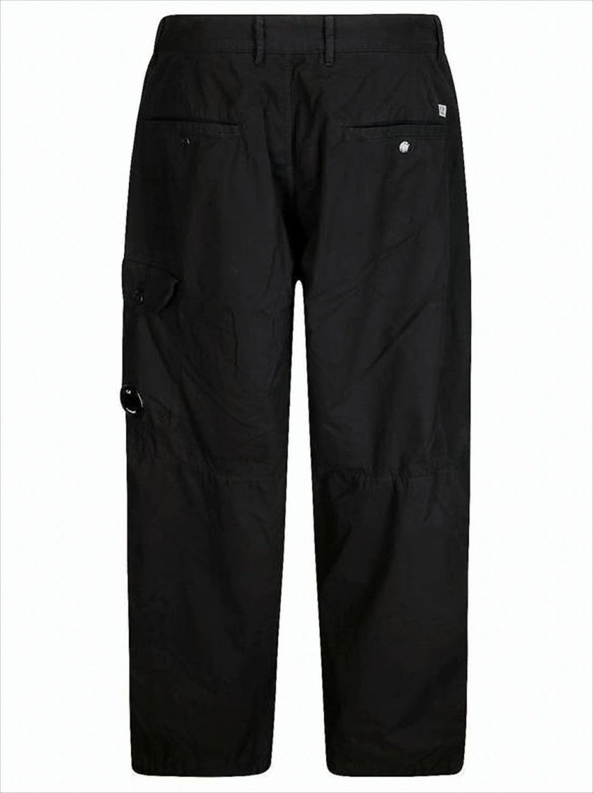 C.P. Company Mid-Rise Straight Pants With Unique Lens Detail