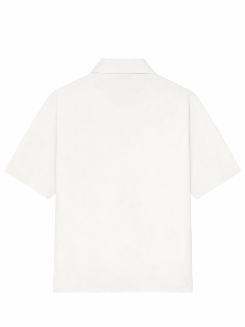 Courrèges Oversized Relaxed Fit Logo Polo Shirt